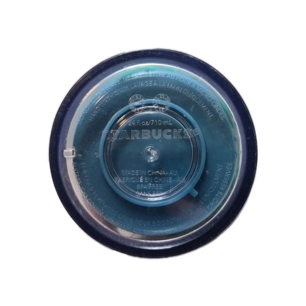 Starbucks Berry‎ Corsage Blue Venti Travel Cold Cup Tumbler 2022 Sparkle Coffee
